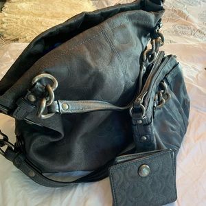 Coach purse, makeup bag and wallet